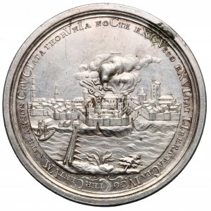 August III Sas, Medal powrót Torunia i Prus do Polski 1754 r.