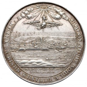 Jan II Kazimierz, Medal przybycie króla do Gdańska 1653 r. (Höhn)