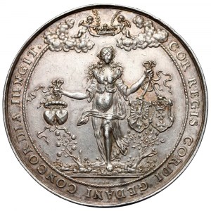 Jan II Kazimierz, Medal przybycie króla do Gdańska 1653 r. (Höhn)