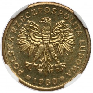 2 złote 1980 - NGC MS67