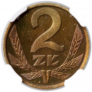 2 złote 1981 - lustrzanka - NGC PF67 C (Max PF)