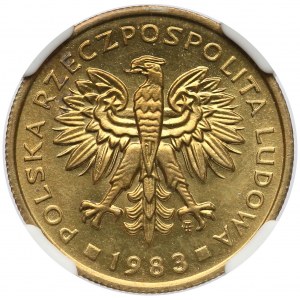 2 złote 1983 - NGC MS65