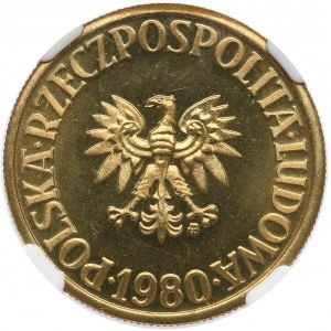 5 złotych 1980 - NGC MS67 (MAX)