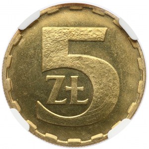 5 złotych 1982 - NGC MS65