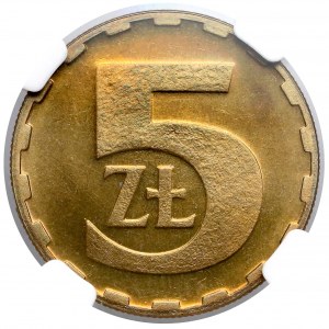 5 złotych 1984 - NGC MS66 (MAX)