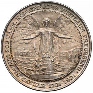 Niemcy, Prusy, Medal 200-lecie Królestwa 1701-1901 (Oertel)