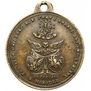 Medal na pamiątkę Unii w Horodle 1861