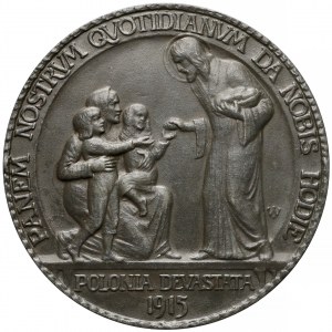 Medal Polonia Devastata 1915 (J. Wysocki)