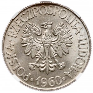 10 złotych 1960 Kościuszko - NGC MS66 (MAX)