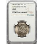 10 złotych 1969 Kościuszko - NGC MS67