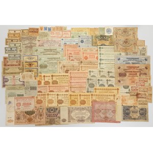 Rosja, zestaw banknotów 1915-1923 - zestaw (99szt)