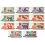 Belarus - a set of 50 pieces of banknotes from years 1992-2009