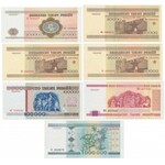 Belarus - a set of 50 pieces of banknotes from years 1992-2009