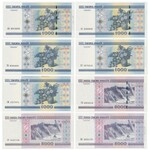 Belarus - a set of 50 pieces of banknotes from years 1992-2009