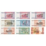 Belarus - a set of 50 pieces of banknotes from years 1992-2009