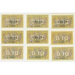 Lithuania & Latvia - a set of 36 pcs of banknotes from 1991-1994