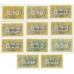 Lithuania & Latvia - a set of 36 pcs of banknotes from 1991-1994