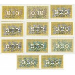Litwa i Łotwa - zestaw banknotów z lat 1991-1994 (36szt)