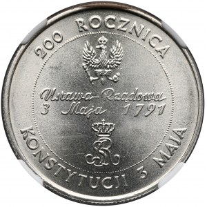 10.000 złotych 1991 Konstytucja 3 Maja - NGC MS67 (Max NGC)