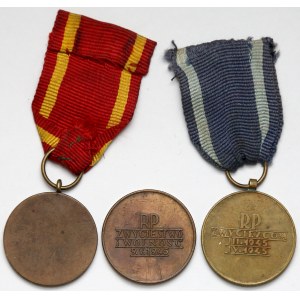 Medal KRN, Za Warszawę i Za Odrę w rzadkich wersjach (3szt)