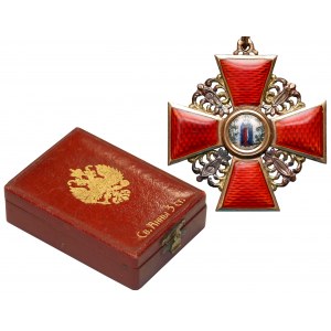 Rosja, Order Świętej Anny III Klasy - z pudełkiem