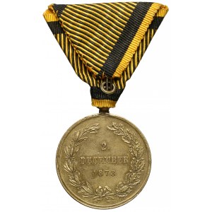 Austro-Węgry, Medal Wojenny 1873 - OESTERREICH KOENIG - rzadkość