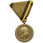 Austro-Węgry, Medal Wojenny 1873 - OESTERREICH KOENIG - rzadkość