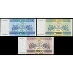 Gruzja, od 1 do 1 mln lari 1993-2002 - zestaw (18szt)