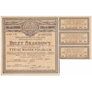 Bilet Skarbowy, Serja I BI 1.000 mkp 1920