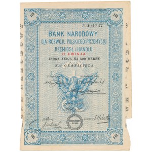 Bank Narodowy dla Rozwoju Polskiego Przemysłu Rzemiosł i Handlu, Em.2, 500 mk 