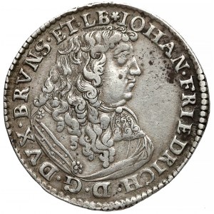 Niemcy, Brunszwik-Calenberg-Hannover, Gulden (2/3 talara) 1675 RB
