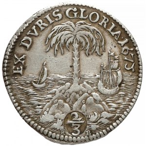 Niemcy, Brunszwik-Calenberg-Hannover, Gulden (2/3 talara) 1675 RB