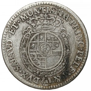 Włochy, Sardynia, 1/4 scudo 1763 