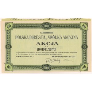 POLSKA FORESTA Lwów, 100 zł 1925