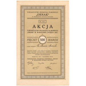 Towarzystwo Przemysłu Filmowego ORNAK w Warszawie, 500 mkp 1920
