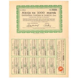 Garbarnia Parowa W. Sawicki i Ska, Em.3, 5.000 mkp 1924