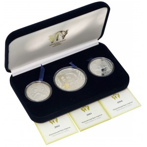 Ukraina, 10 i 20 hrywien 2002-2004 Olimpiada, set (3szt)