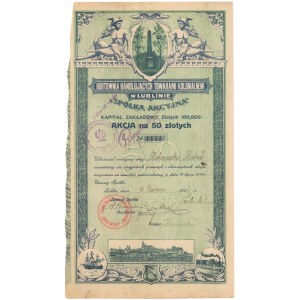 Hurtownia Handlujących Towarami Kolonialnemi w Lublinie, 50 zł 1926