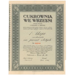 Cukrownia we Wrześni, 500 zł 1936