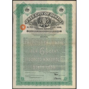 Gdańsk Tobacco Monopoly, 100 funtów 1927