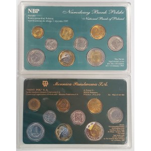 Zestawy monet podenominacyjnych NBP i Mennicy (2szt)