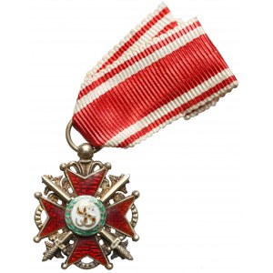 Rosja MINIATURKA Orderu Świetego Stanisława z Mieczami