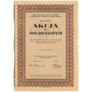 OIKOS Związkowe Zakłady Przemysłu i Budownictwa Drzewnego, 100 zł 1926