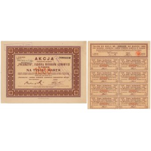 Towarzystwo Akcyjne PNEUMATYK, Fabryka Wyrobów Gumowych, Em.1, 1.000 mkp 1921