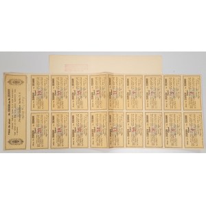 POKUCIE Naftowa Spółka, 5x 1.000 mkp 1922