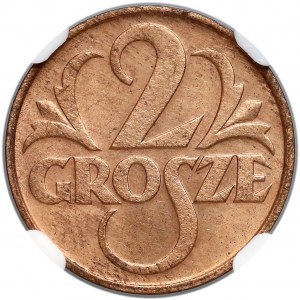 2 grosze 1935 - NGC MS64 RD