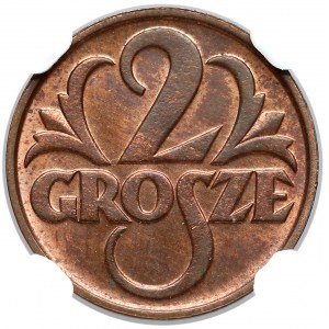 2 grosze 1934 - NGC MS63 RB