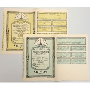 Przedsiębiorstwo Wiertnicze i Robót Górniczych M. ŁEMPICKI, Em.4, 1929 - zestaw (2szt)