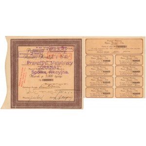 Przemysł Metalowy Rauer, Kredyk i S-ka, 1.000 mkp 1921
