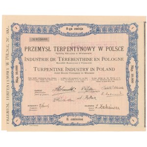 Przemysł Terpentynowy w Polsce, Em.2, 10.000 mkp 1923